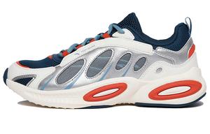 Коллекция беговых кроссовок для бега для мужчин с низким верхом Ordnance Blue/Silver/Ivory White Anta