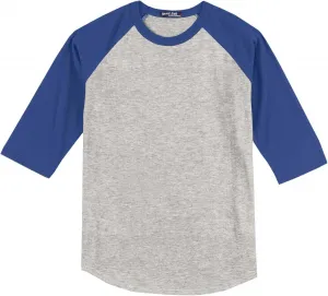 SPORT-TEK Unisex Colorblock Raglan Jersey | Футболка с длинным рукавом для тренировок
