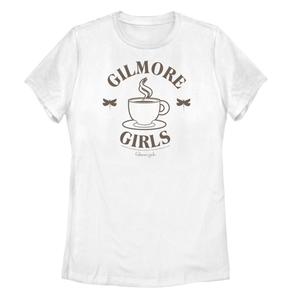 Футболка с логотипом и графическим рисунком Gilmore Girls Coffee Cup для юниоров Licensed Character, белый