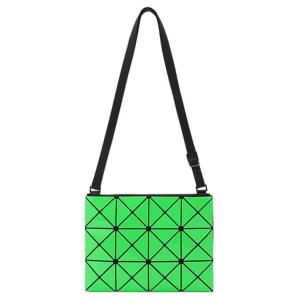 ISSEY MIYAKE Люминесцентный глянцевый искусственная кожа женская зеленая сумка через плечо