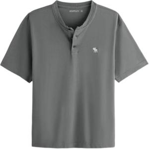 Футболка мужская серая Abercrombie＆Fitch, серый