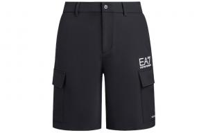 EMPORIO ARMANI Шорты повседневные мужские черные EA7 SS24