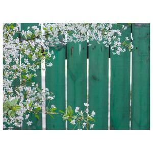 Подставка для цветов перед деревянным забором (набор из 12 шт.) Tischsetmacher, мультколор