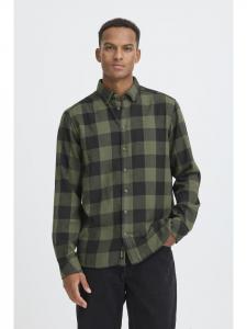 BLEND Фланелевая рубашка BHBuster зеленого цвета