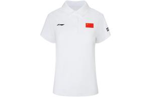 Рубашка поло женская белая Lining