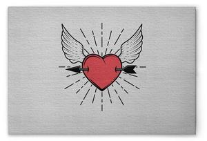 Картина на холсте A.S. Création tattoo you 1 цвет graurotschwarzweiss