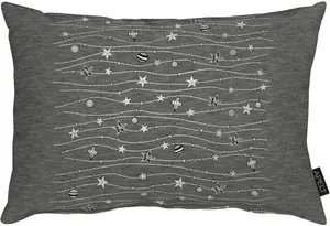 АПЕЛЬТ декоративная подушка "6301" APELT 35х50 см, цвет anthrazit, silberfarben + gemustert