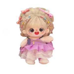 Очень милая и очаровательная кукла из хлопка плюшевая кукла высотой 20см Love of wormwood, фиолетовый