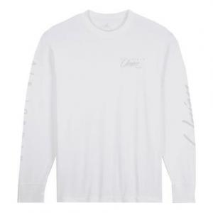 Футболка x union long-sleeve t-shirt 'white grey haze' Air Jordan, белый