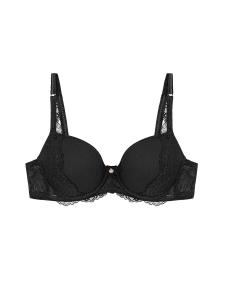 Бюстгальтер-футболка TRIUMPH  Peony Florale, черный