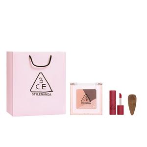 Тени для век Block три цвета Natural Clear 3CE