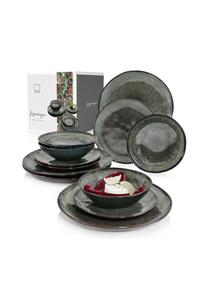 Серия глиняной посуды Копенгаген Sänger, anthrazit - tafelservice 12-teilig
