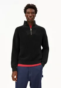 Каалвес красящий джемпер Armedangels, Black