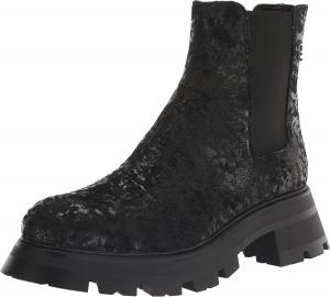 Женские ботинки DKNY Sasha Metallic Combat, Deep Black