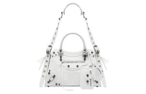 Нео Кагол Сити Мелкозернистая Овчина Одноплечевая Сумка Маленькая Женская Белый Balenciaga