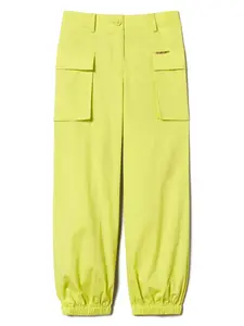 Брюки карго TWINSET Kids, желтый