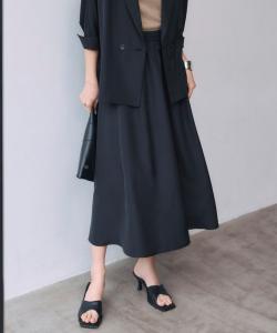 Расклешенная юбка из шелковой тафты (эфир).