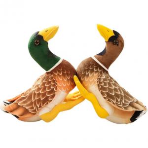 Плюшевая игрушка утенок милый мультяшный утка кукла 29см высота ZITONG, 1 Male And 1 Female (1 Pair)