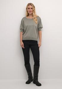 Футболка базовая Karegina Kaffe, хаки