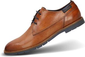 Мужские туфли на шнуровке Bugatti 311-ARM01, Cognac