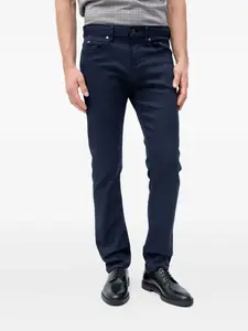 Джинсы Delaware с нашивкой-логотипом Boss, синий