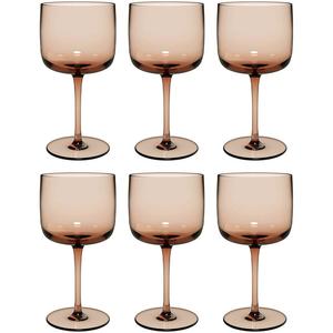 Нравиться. by Villeroy & Boch Стеклянные бокалы для вина Like Glass, 270 мл, набор из 6 глиняных предметов - DS