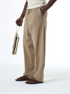 Тканевые брюки VAMOS CLO Loose fit Pants San Francisco, темно-бежевый