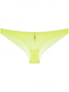 Прозрачные трусы-брифы Corps à Corps Maison Close, желтый