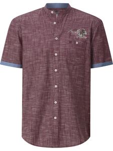 Рубашка на пуговицах классического кроя BABISTA Rosistello, цвет mottled red