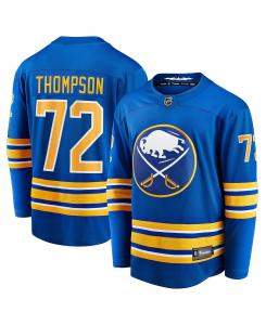 Мужская фирменная футболка Tage Thompson Royal Buffalo Sabre Home Breakaway Player Fanatics
