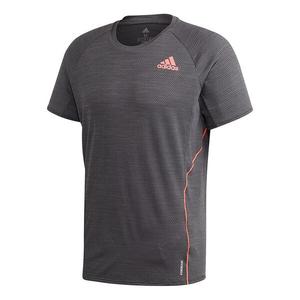 Футболка adidas Runner Tee Running Sports Training Quick Dry Short Sleeve Gray, серый