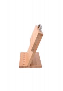 Магнитный держатель для ножей бамбуковый маленький с кухонными ножами Gräwe, bunt1