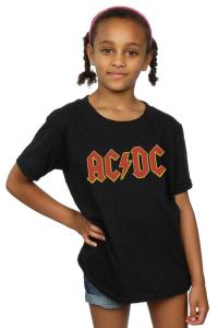 Хлопковая футболка с логотипом AC/DC, черный