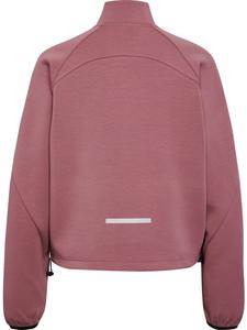 Тренировочная куртка "Tech Fleece Boxy Half Zip" розового цвета Hummel