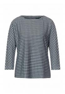 Рубашка с длинным рукавом Street One, синяя