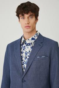 Жакет с добавлением льна Medicine, темно-синий