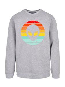 Толстовка F4NT4STIC Alien Retro Sonnenuntergang, серый