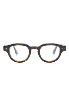 Очки Sestini Eyewear Sei E Mezzo в круглой оправе, коричневый