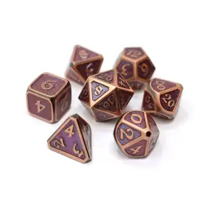 Набор Dreamscape Mythica Poly — Мелодия пустыни (7), Metal Poly Dice Sets (Die Hard Dice)