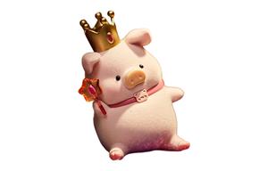 Набор забавных игрушек LuLu Pig Happy Time коллекция модные игрушки мистери боксы одиночный мистери бокс/полный набор 8 шт 52TOYS