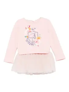 Комплект из платья и топа с принтом Lapin House, розовый