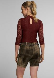 Кожаные брюки Spieth & Wensky, коричневый