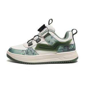 Износостойкие дышащие детские скейтерские кроссовки Kids' BKG, оливковый