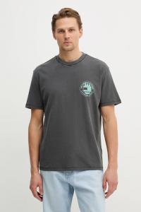 Хлопковая футболка Tommy Jeans, серый