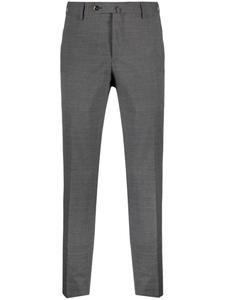 PT Torino строгие брюки с нашивкой-логотипом, серый