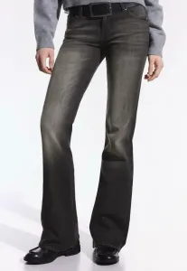 Джинсы-Клеш Bershka, Mottled Dark Grey