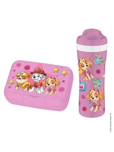 Набор CANDY L PAW PATROL + OASE PAW PATROL - коробка + бутылка для напитков 425 мл из органического пластика  Koziol, Organic p