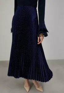 Юбка а-силуэта с декором Touché Privé, Navy Blue