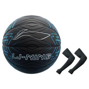 LINING Баскетбольный мяч PU Blue Black размер 7 тренировочный unisex Китай