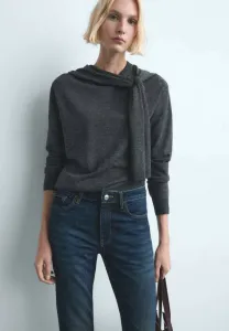 Расклешенные джинсы Mango, Dark Blue